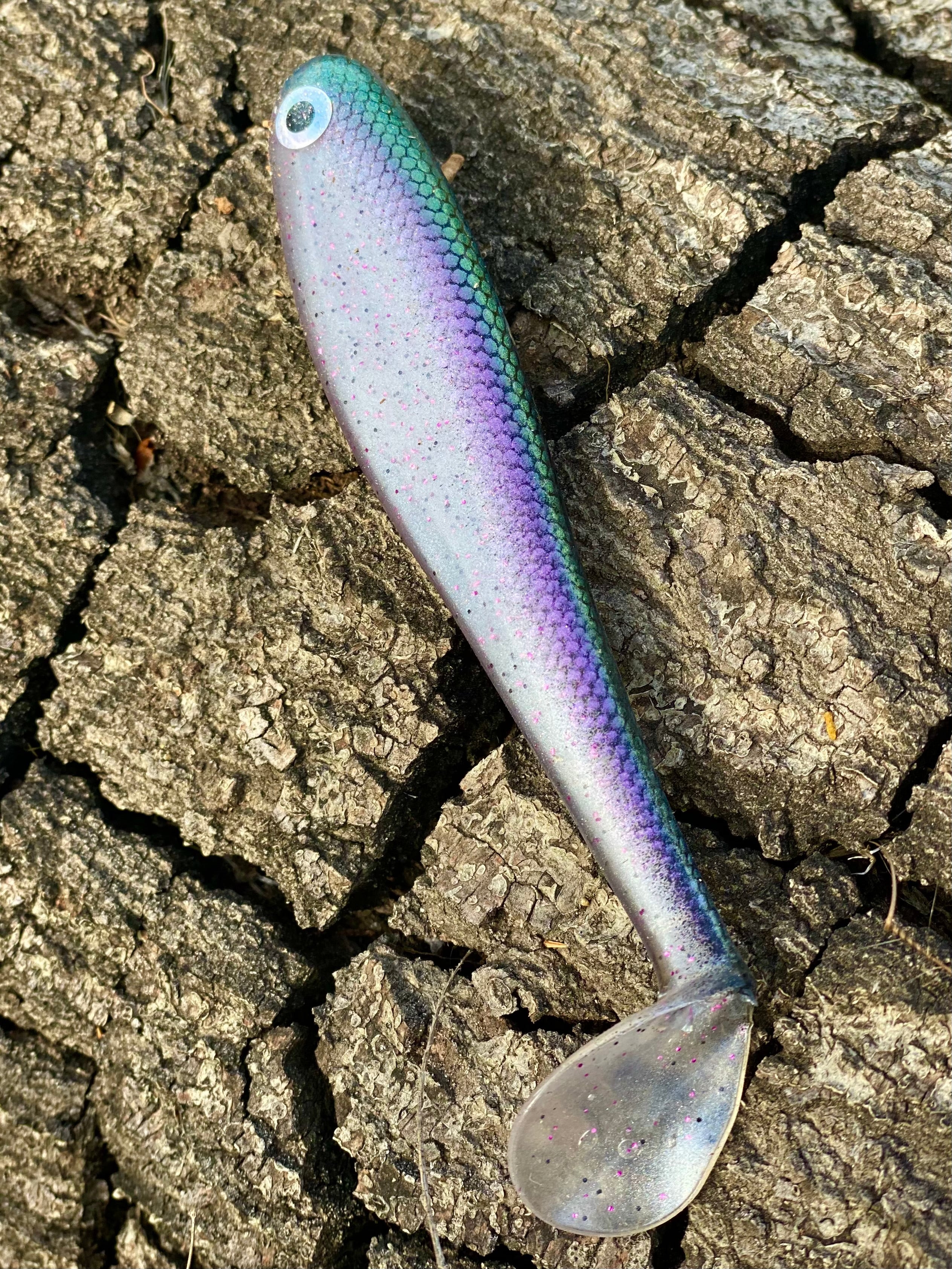 basstrix swimbait fishing lure Hollow Body Paddle Tail Built around a light wire and razor Basstrix Paddle Tail 3.5"